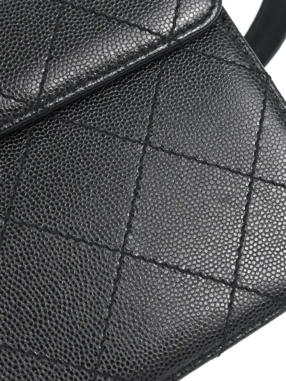 Chanel Black Calfskin Shoulder Bag 197861